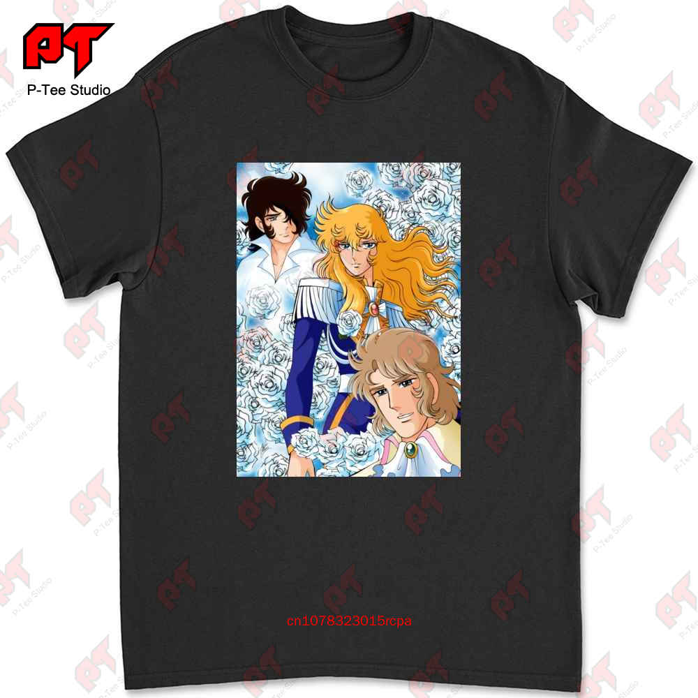 Lady Oscar Cartone Anni 80 Tshirt VFZU