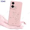 Mobile Phone Case for Motorola Moto G35 MotoG35 5G 6.72" Global 360 Soft Luxury Square Liquid Silicone Back Cover Armor