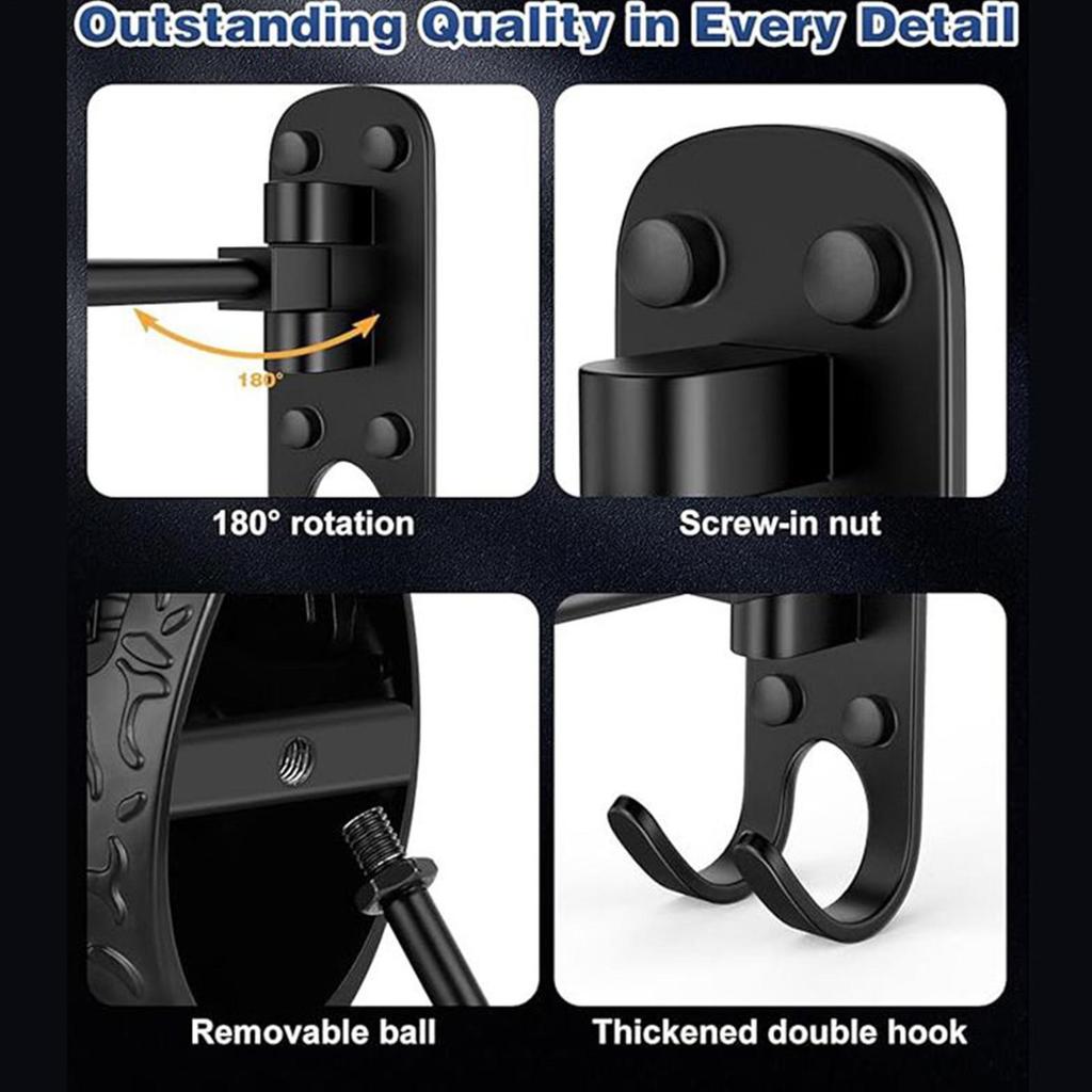 Настенный держатель для мотоциклетного шлема Держатель для шлема Форма черепа Вешалка для шляпы Декоративный настенный держатель для демонстрации шлема Для Хэллоуина