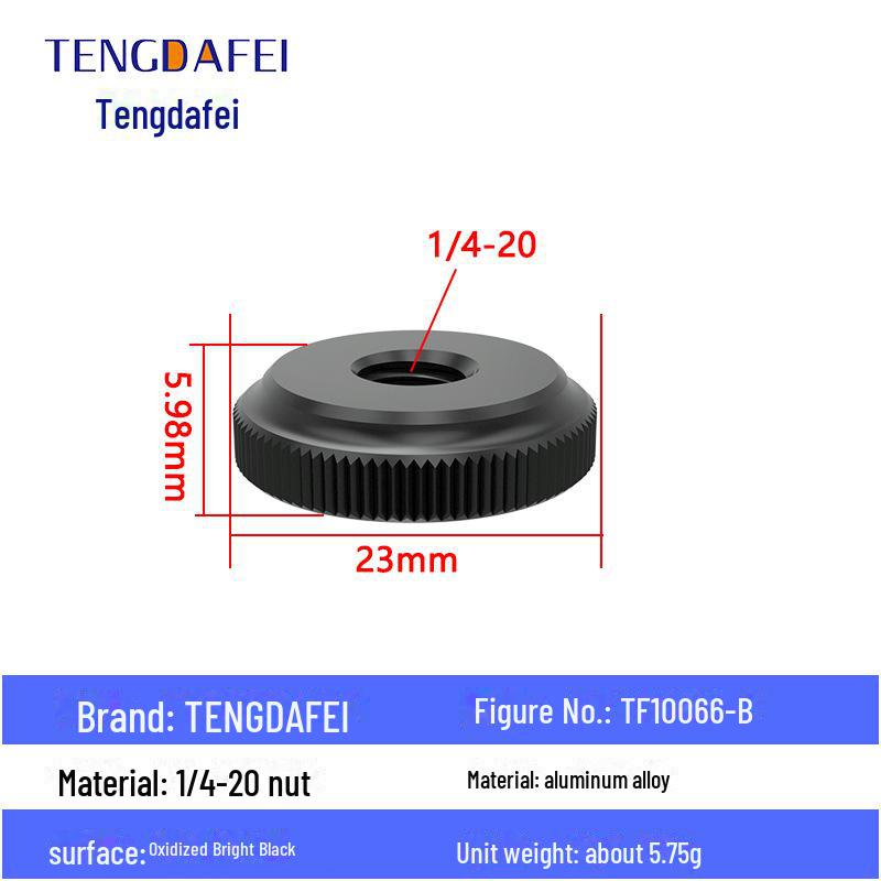 Набор аксессуаров для камеры: Винт 1/4", гайка 3/8", микрофон 5/8", ручка для крепления на горячий башмак, палка для селфи, головка штатива