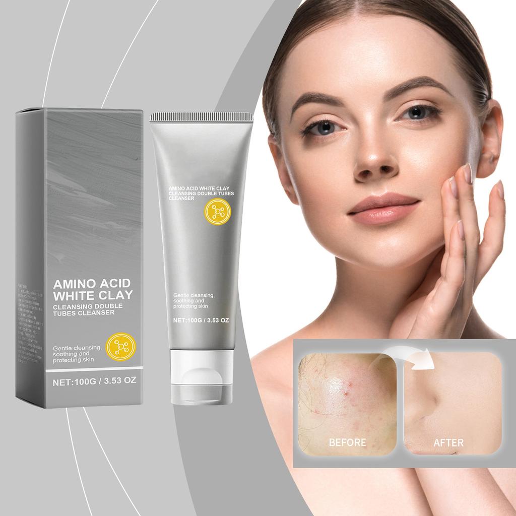 Индивидуальное очищающее средство для лица с аминокислотами, мягкие ингредиенты, подходящие для разных типов кожи, очищающие и увлажняющие эффекты