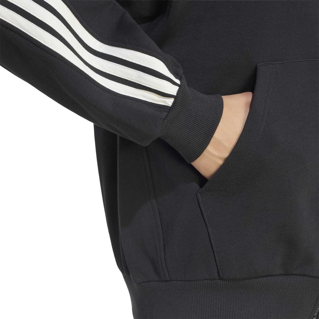 КОМПЛЕКТ Худи CT626 2L [Adidas] С 3 полосками, на молнии, мужская, черная/бежевая (KW2367)