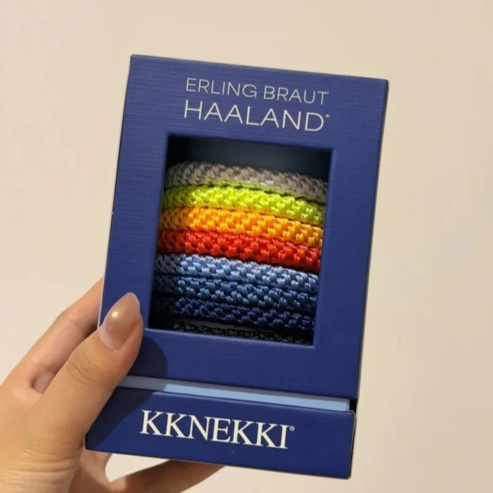 Оригинальная Kknekki Эрлинг Холанд Совместный бренд Ограниченная серия Плетеная эластичная резинка для волос Плетеная держатель для хвоста Для повседневного ношения Взрослые