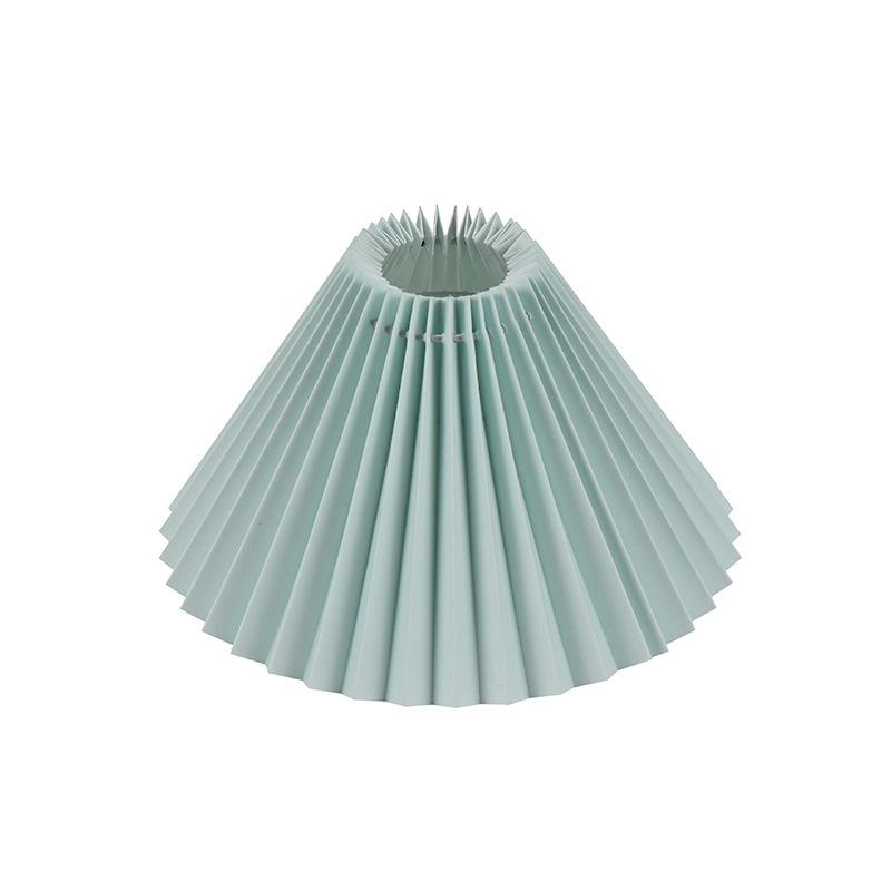 Quality Pleated Fabric Lampshade with Metal Frame of Different Color for Table Lamp Floor Light