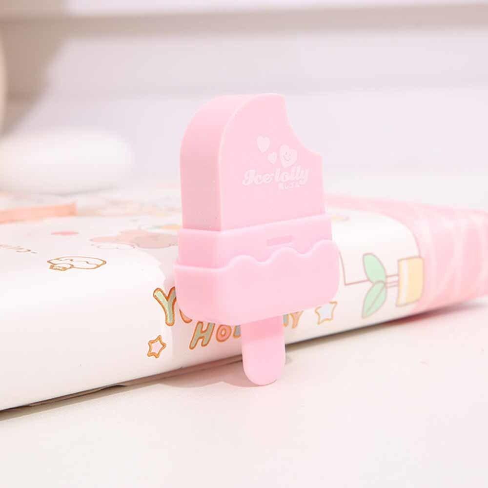 1 шт. мультяшный милый кавайный резиновый ластик с изображением мороженого для детей, новинка, канцелярские принадлежности для офиса и школы
