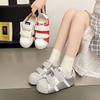 Velcro Ugly Cute Shell Head German Training Bread Shoes Women's Spring and Autumn New Versatile Casual Sports Small Board Shoes