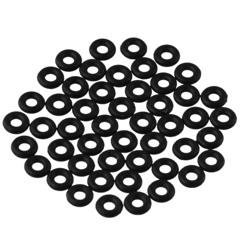 50PCS Nitrile Rubber Washer Gasket Set Black Rubber O Ring Set  Air or Gas Connections