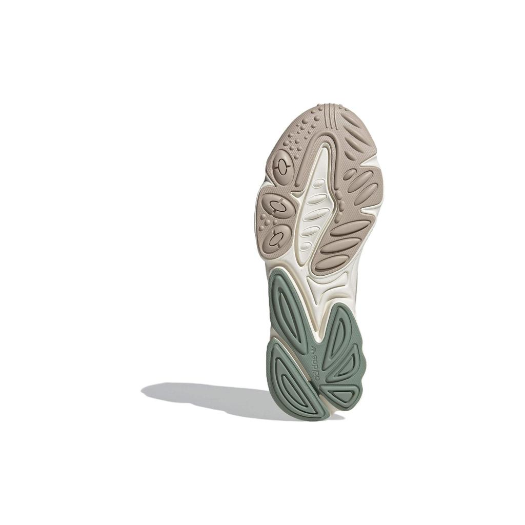 Adidas Originals Ozweego PU Synthetic Leather Rubber Versatile Trendy Durable Lightweight Low-Top Dad Shoes Unisex Sneakers Khaki IF9365