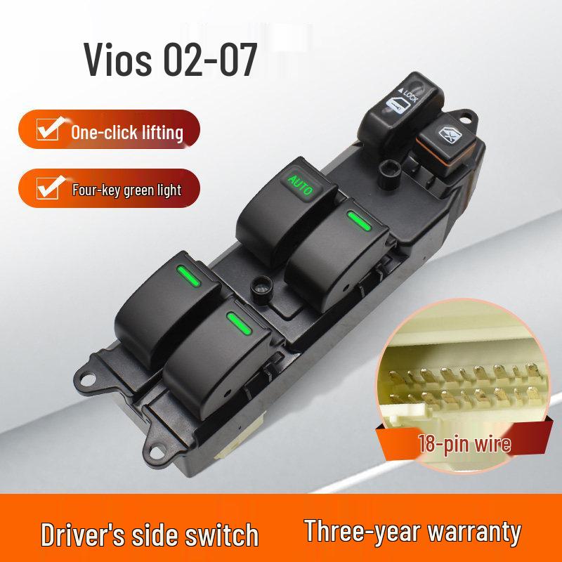 Toyota Corolla Vios Window Lifter Switch Assembly for Car Modification