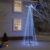 VidaXL Cone Christmas Tree 310 Blue LEDs 100x300 Cm 343492