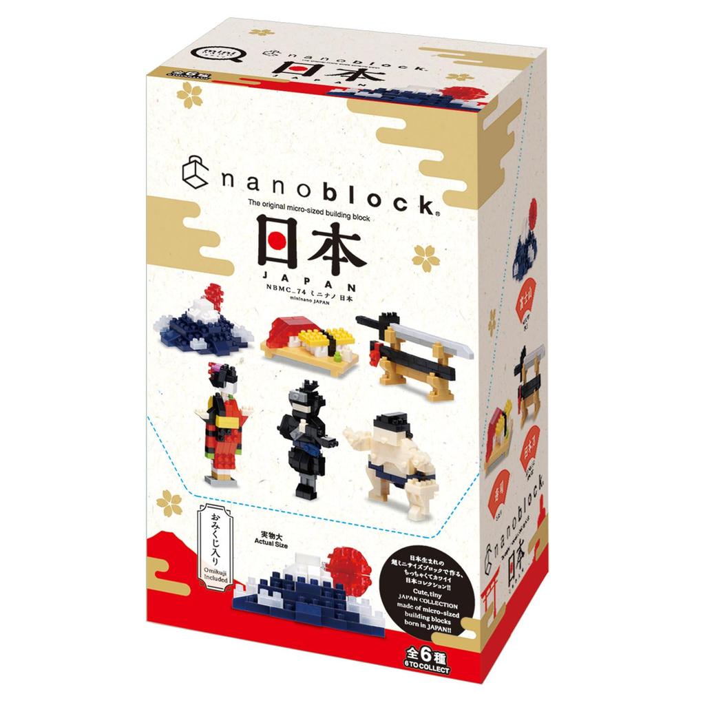 Kawada Nano Block Mini Nano Япония (BOX) NBMC_74S 1BOX = 6 штук, всего 6 типов