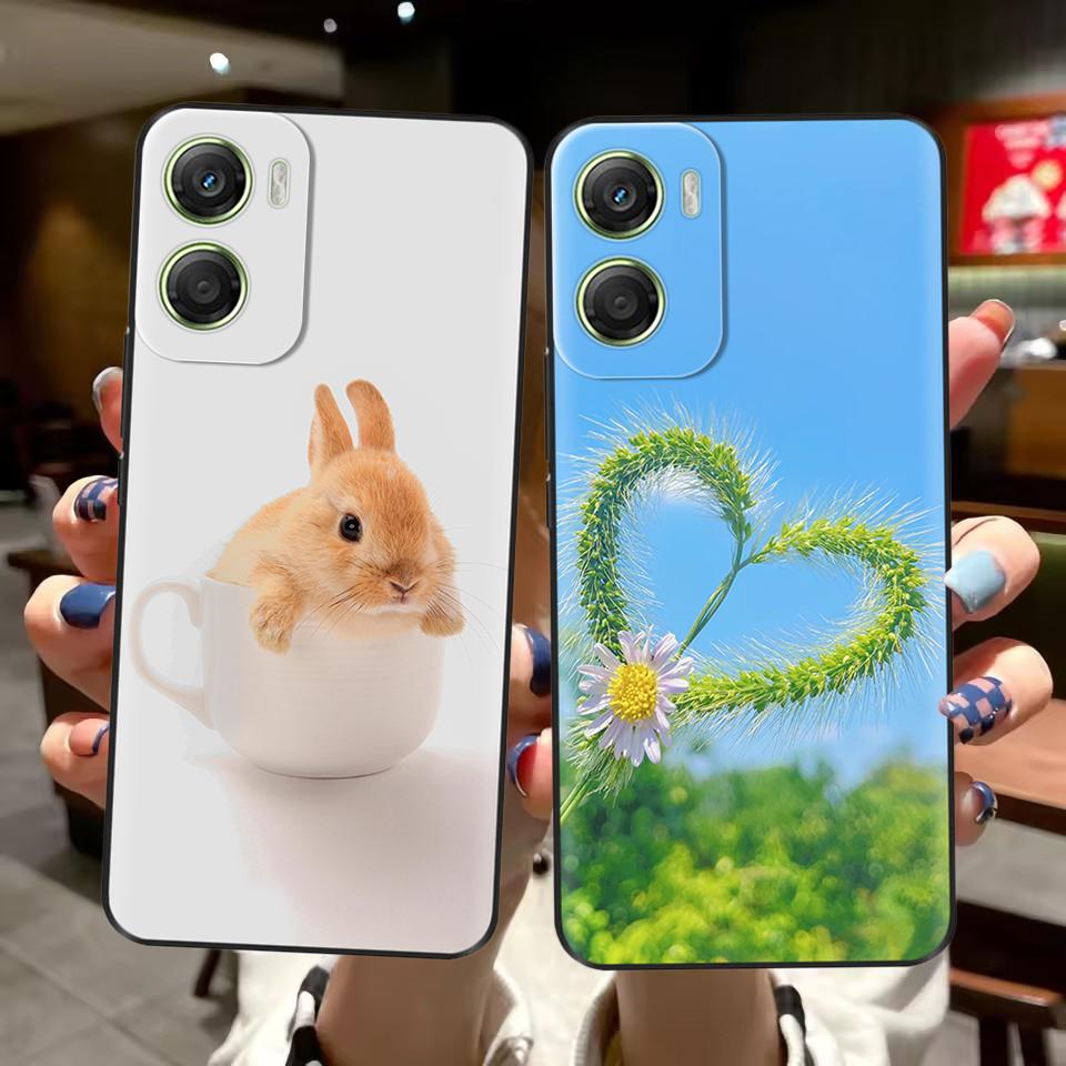 Роскошный чехол для Motorola Moto G06 Funda Модный узор Мягкий ТПУ Защитная задняя крышка для Moto G06 Power Чехлы для телефона MotoG06