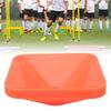 10Pcs Square Training Marker Disc Center Hole Training Cones Marker Cone Base  Agility Practice