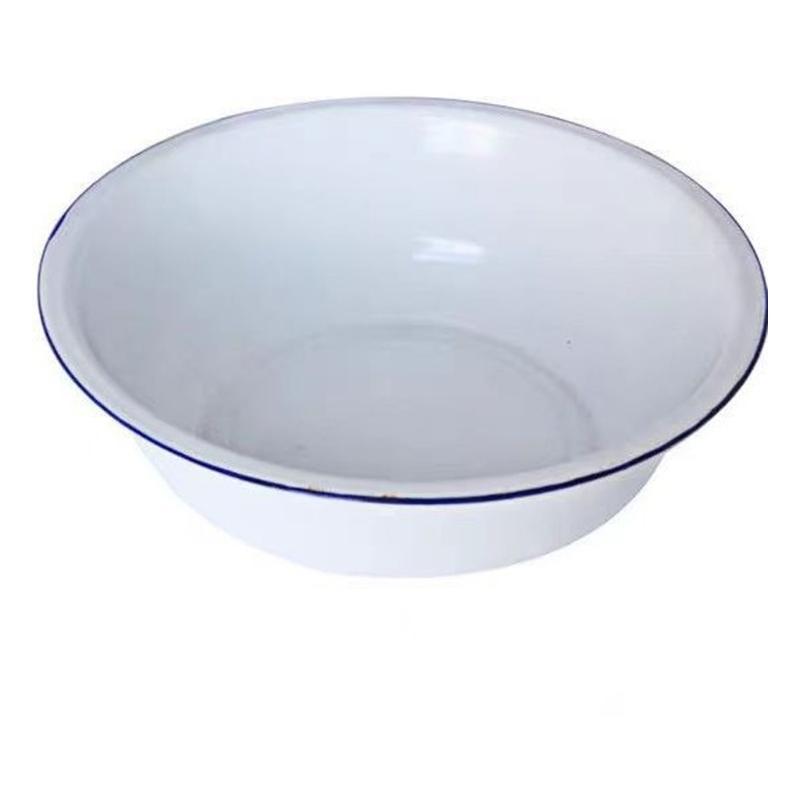 Enamel Coated Mixing Bowl For Kitchen Shatter Resistant Design Bowl For Baking Cooking Food Preparation