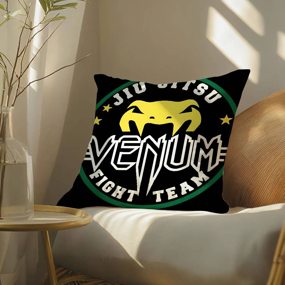 Подушка Fighting Sports Venum-V Шелковистая элегантная Комфорт Диван-кровать Невидимая молния Наволочка для пляжной подушки