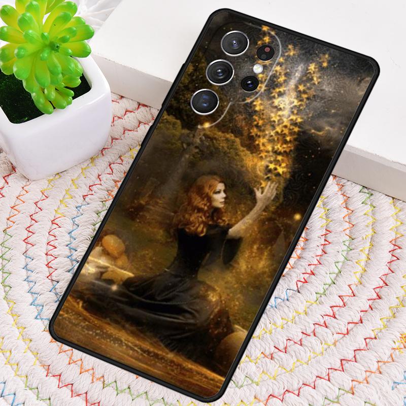 Halloween Moon Witch Horror soft Silicone Phone Case For Samsung Galaxy note 10 pro S26 S25 S24 S23 S22 S21 Plus Ultra Cover
