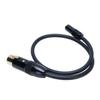 XLR to 3.5mm Stereo Cable 1.6ft XLR Female to 3.5mm 18 Inch Female Balanced Sound Converter