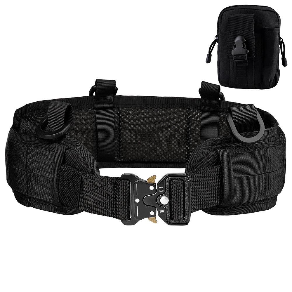 Outdoor Waist Belt Multi-Functional Quick Release Waist Seal Buckle Nylon Waistband