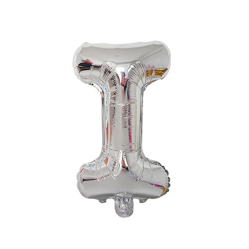 1/26 шт. 16-дюймовые фольгированные шары с алфавитом, серебряные алюминиевые шары-буквы, многоразовый декор, свадьба, день рождения, мероприятия
