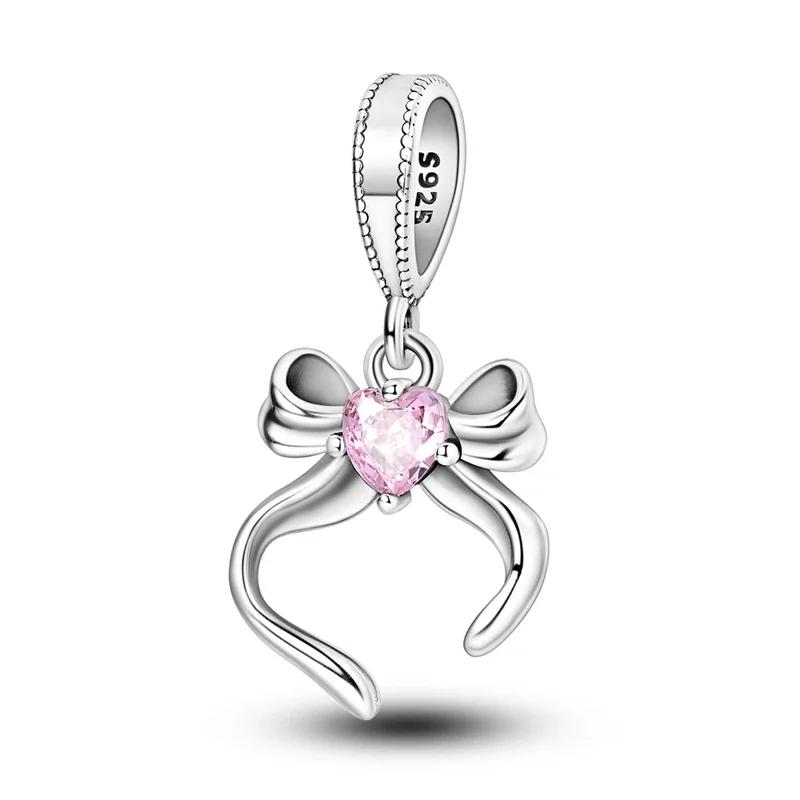 925 Sterling Silver Travel Series Camera Bicycle Tower Compass Bag Pendant Charm Fit 4mm Aperture Bracelet DIY Bead Jewelry Gift