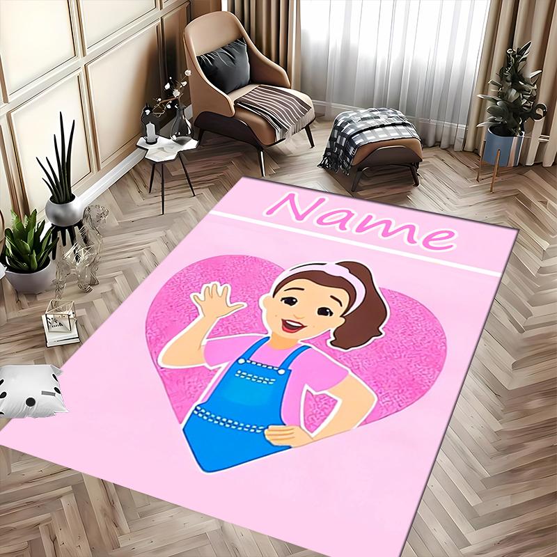 Custom personalization Ms. Rachel Area Rug - Perfect For Kitchen, Bathroom,Laundry Room Decor Large Size Available,Gift All Seasons
