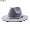 НОВАЯ белая женская шляпа-федора Панама Мужская церковная фетровая джазовая шляпа с широкими полями Торжественное платье Кепка