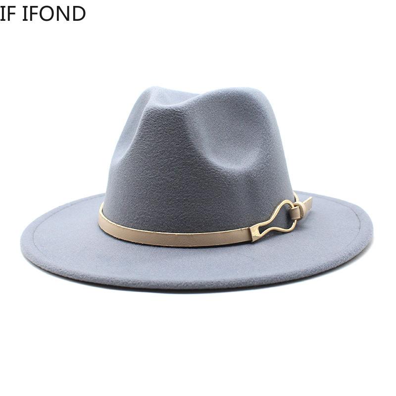 НОВАЯ белая женская шляпа-федора Панама Мужская церковная фетровая джазовая шляпа с широкими полями Торжественное платье Кепка