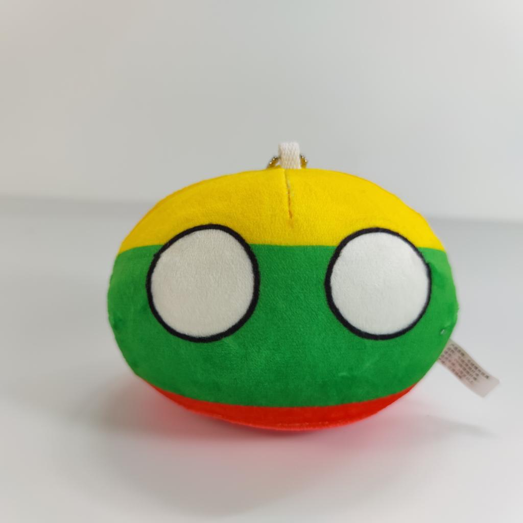 10cm Polandball Mini Plush Toy Kazakhstan Israel Palestine Iraq Egypt Countryball Anime Peripheral Gifts