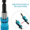 1PCS 1/4 Inch Quick Release Magnetic Drill Screw Hex Shank Drywall Bit Holder Handle Screwdriver Long Extention Tools Depth