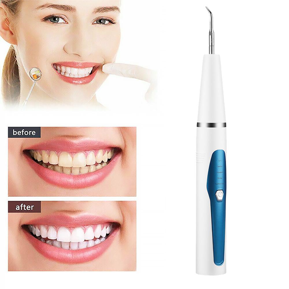 Портативный стоматологический скалер, ультразвуковой инструмент для удаления зубного камня, электрический звуковой инструмент для удаления пятен, зубного камня, налета, очиститель для путассы