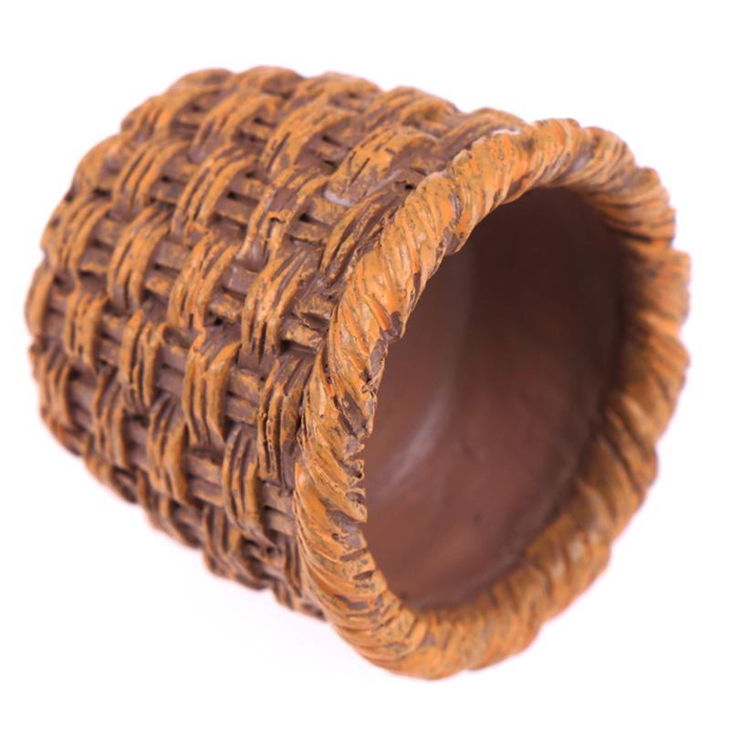 1шт 1:12 миниатюрных кукольных домиков из смолы, модель корзины, куклы, кухонные принадлежности