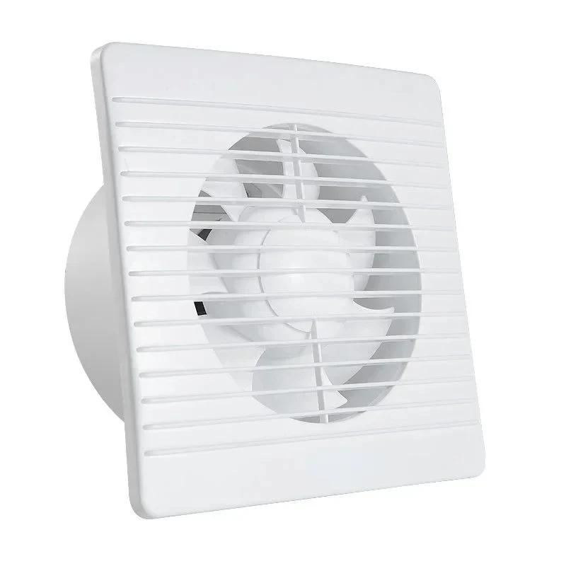 4/6 Inch Exhaust Fan Energy-saving Wall Mounted Vent Fan Anti-Mosquito Design Ventilator Extractor Fan for Bathroom Kitchen