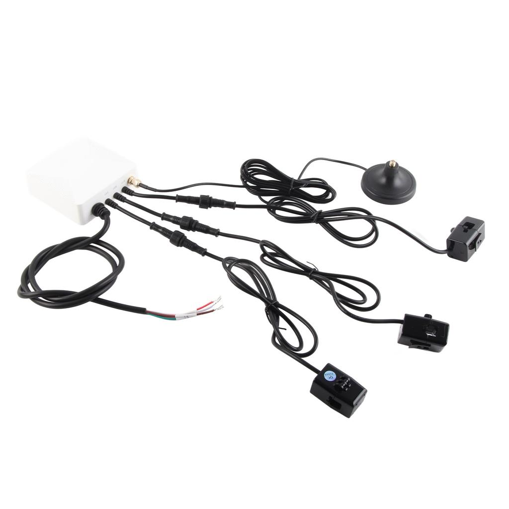 Умный WiFi измеритель мощности 3-фазный монитор энергии 100?240 В с 3 датчиками 80 А для дома