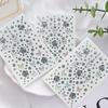 Face Diamond Gem Sticker Butterfly Flowers  Tattoo Eyeshadow Stickers For Festival Nail Body Makeup Bling Jewel Diy