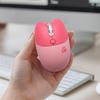 Cute Cat USB Wireless Mouse for Women and Compatible with PCs and Laptops 2.4G Kids, Stylish, Colorful, Quiet, (Pink Cat)