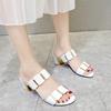 fashion Shoes for Women 2024 Fashion Summer High Heel Sandals Lady Sexy Comfortable Sandals Female Cute  Leather Sandals