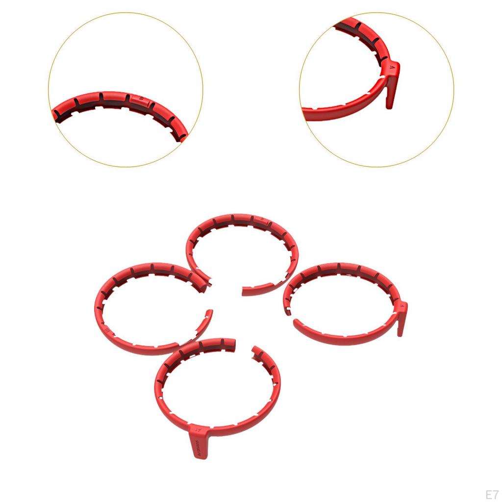 4 шт. Защита пропеллеров дрона Защита пропеллеров Защита от царапин Защитные кольца от ударов для Flip