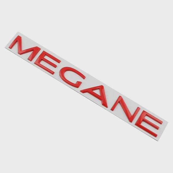 Car 3D Metal Rear Trunk Letters Words Logo Badge Emblem Decals Sticker For Rena-ult Megane 1 2 3 4 MK1 MK2 MK3 MK4 RS Accessories