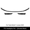 For Tesla New Model Y 2025 TPU Blackened Headlight Taillight Protective Film Model Y Juniper Headlight Color Changing Film