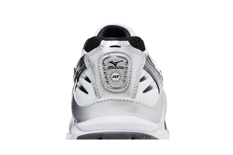 Мужские кроссовки Mizuno Wave Rider 10 Белый Серебристый Черный Белый/Серебристый/Черный