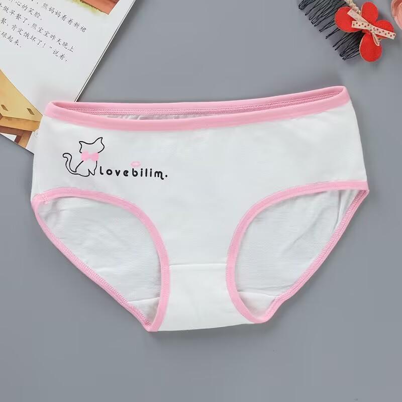 Girls Underwear Cotton Briefs Breathable Children Cartoon Summer Low Waist