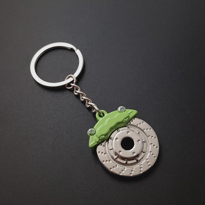 Милые металлические автозапчасти брелок для ключей с дисковым тормозом суппорты брелок для автомобиля подвеска брелок для мужчин подарочные безделушки