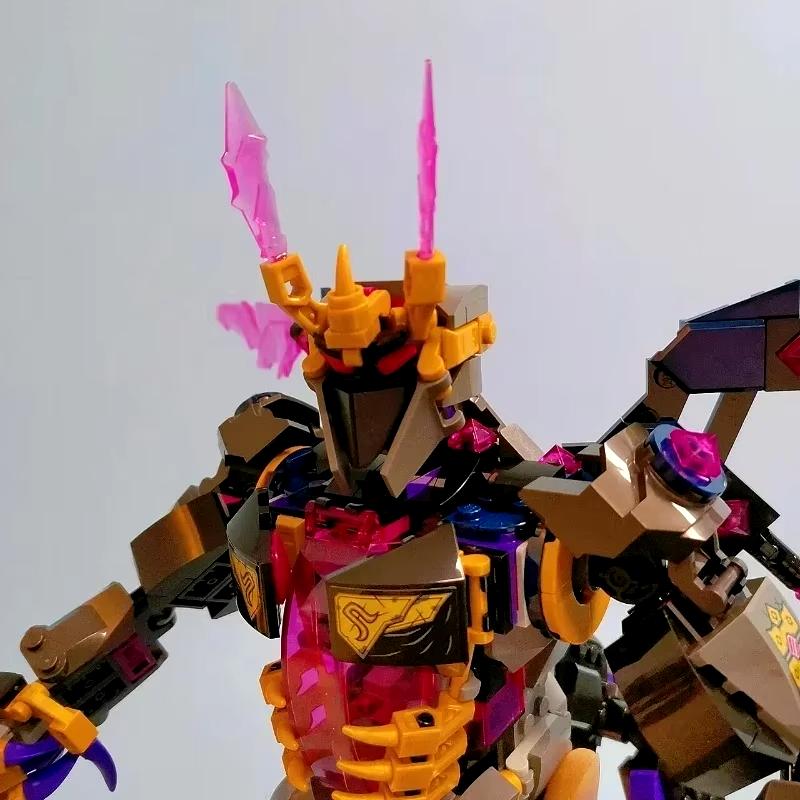 Совместимые наборы Ninja Series Building Blocks The Crystal King Mecha Детские игрушки Подарок