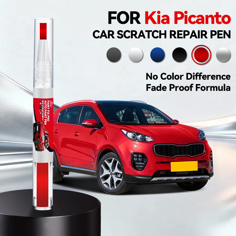 Для Kia Picanto Ремонтная ручка для краски Подкраска Удаление царапин Сделай сам Автоаксессуары Черный Белый Серебристый Красный