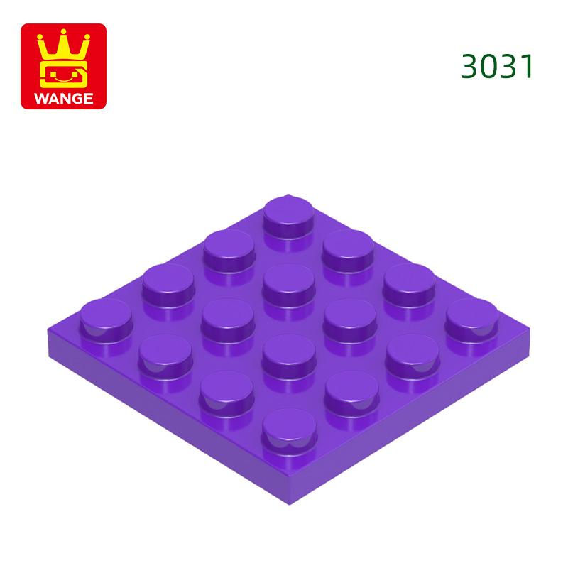 Нетоксичные 44 шт./лот 3031 4x4 Строительные блоки Аксессуары Moc Совместимые с Кирпичами DIY Образовательные Игрушки Для Детей Подарочная Коробка