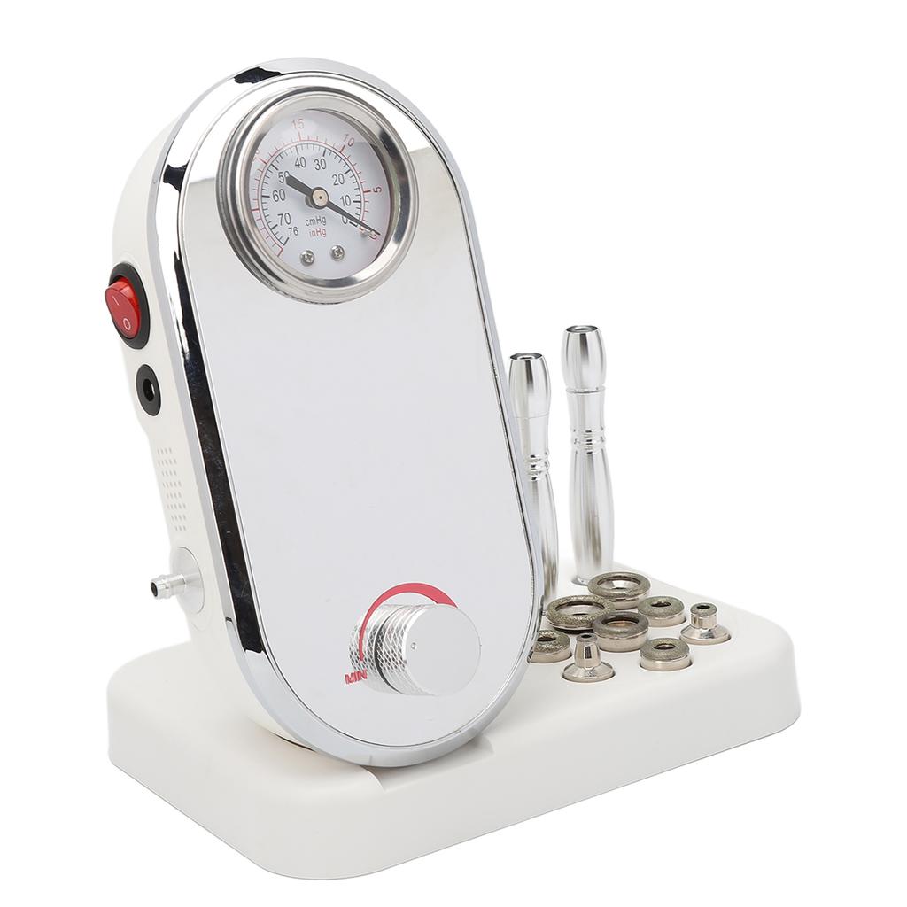 Дермабразия Аппарат для подтяжки кожи коллагеном Оборудование для ухода за кожей с 9 головками 100‑240 В ЕС вилка