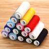 Colored Polyester Sewing Thread for Household Use - Ideal for Machine & Hand Sewing, Coarse & Fine Projects, White Included.