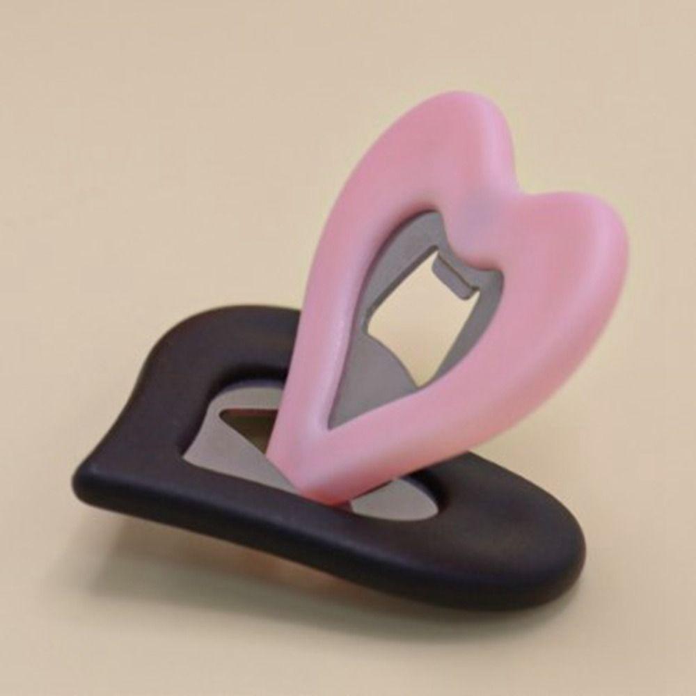 New 2 Colors Love Bottle Opener Creative 59*48mm Soda Bottle Opener Small Tool Bottle Opener