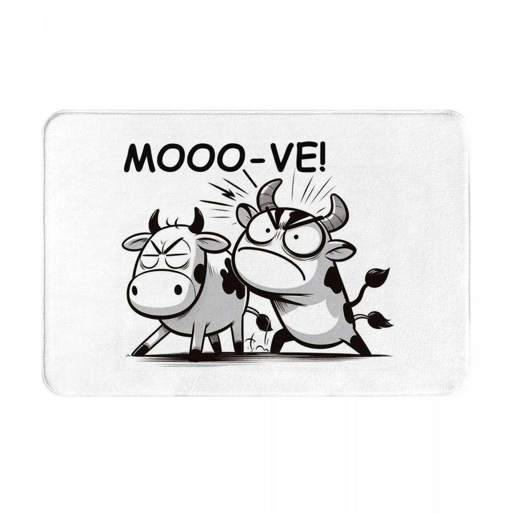 Impatient Cow Cattle Doormat Durable Carpet Rug Kitchen Entrance Home Floor Mat for Living room Footpad Mats