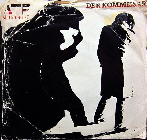 7inch Record AFTER THE FIRE - Der Kommissar E48515 Epic 1982 Canada Rock Used
